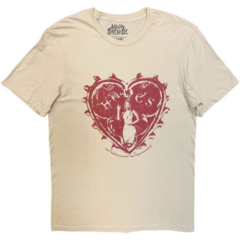 Melanie Martinez Unisex Adult Hades Heart T-Shirt / Sand